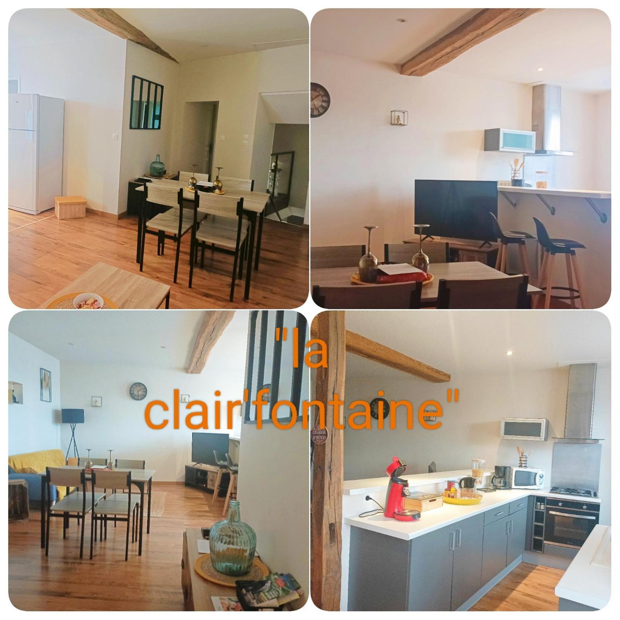 Apartament La Clair'Fontaine Clairvaux Zewnętrze zdjęcie